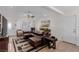 Living room featuring a sectional sofa and fish tank at 2828 Richfield Blvd, Las Vegas, NV 89102