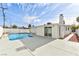 Inviting swimming pool in the backyard at 3108 Emmons St, North Las Vegas, NV 89030