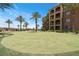 Landscaped putting green near resort building at 4 Via Centrale # 1, Henderson, NV 89011