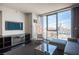 Living area with city views and ample seating at 4381 W Flamingo Rd # 1904, Las Vegas, NV 89103