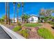 House exterior showcasing landscaping and a circular driveway at 4620 Clay Peak Dr, Las Vegas, NV 89129