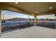 Covered balcony with scenic mountain views at 4807 Enchanted View St, Las Vegas, NV 89149