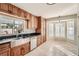 Spacious kitchen with stainless steel appliances and granite countertops at 503 Lariat Ln, Henderson, NV 89014