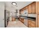 Modern kitchen featuring stainless steel appliances and ample cabinetry at 503 Lariat Ln, Henderson, NV 89014