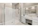 Spa-like bathroom with large shower and built-in seating at 6188 Rockville Creek Ct, Las Vegas, NV 89149