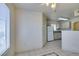 Simple dining area with tile floors and a ceiling fan at 698 S Racetrack Rd # 711, Henderson, NV 89015