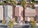 Bird's eye view of houses and neighborhood rooftops at 8016 Roundup Ridge St, Las Vegas, NV 89131