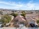 Single-story house with attached garage and mountain views at 8016 Roundup Ridge St, Las Vegas, NV 89131