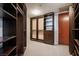 Spacious walk-in closet with ample shelving and hanging rods at 8255 Las Vegas Blvd # 619, Las Vegas, NV 89123