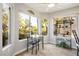 Breakfast nook with view and tile flooring at 9016 Sundial Dr, Las Vegas, NV 89134