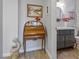 Powder room with vanity and antique desk at 9016 Sundial Dr, Las Vegas, NV 89134