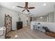 Home office features wood-look floors and built-in shelving at 9048 Rich Amethyst Ct, Las Vegas, NV 89149