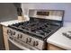 Stainless steel gas range and oven at 950 Seven Hills Dr # 2017, Henderson, NV 89052