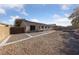 Large backyard with patio, fire pit and solar panels at 10229 Angels Loft St, Las Vegas, NV 89131