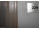 Apartment number 2216 on building door at 150 Las Vegas Blvd # 2216, Las Vegas, NV 89101