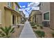 Pathway through a community of townhomes at 25 Barbara Ln # 42, Las Vegas, NV 89183