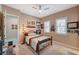Charming bedroom with a double bed and plenty of natural light at 251 Castellari Dr, Las Vegas, NV 89138