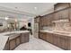 Modern kitchen with stainless steel appliances and custom cabinetry at 251 Castellari Dr, Las Vegas, NV 89138