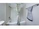 Clean bathroom with a shower/tub combo at 3024 Saint George St # H, North Las Vegas, NV 89030