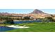 Beautiful community golf course with water features and mountain views at 32 Via Del Fiume, Henderson, NV 89011