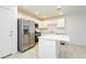 Modern kitchen with stainless steel appliances and island at 675 Omaggio Pl, Henderson, NV 89011
