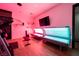 Home gym featuring tanning beds and cardio equipment at 7815 W La Madre Way, Las Vegas, NV 89149