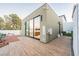 Modern detached guest house with glass sliding doors at 7815 W La Madre Way, Las Vegas, NV 89149