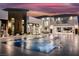 Stunning pool and patio area with water features at 7815 W La Madre Way, Las Vegas, NV 89149