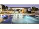 Relaxing pool area with lounge chairs and a covered patio at 7815 W La Madre Way, Las Vegas, NV 89149