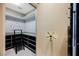 Storage room with slatwall, shelving, and a secure vault at 7815 W La Madre Way, Las Vegas, NV 89149