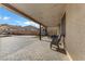 Covered patio with paver stones and string lights at 165 Arrow Point Ln, Henderson, NV 89011