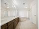 Bathroom features double vanity, soaking tub, and separate shower at 1960 S Vineyard Dr, Pahrump, NV 89048