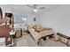 Bedroom with a queen bed and ceiling fan at 1968 Revere Ct, Henderson, NV 89014