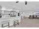 Modern kitchen with stainless steel appliances and white cabinetry at 1968 Revere Ct, Henderson, NV 89014