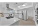 Modern kitchen with stainless steel appliances and white cabinetry at 1968 Revere Ct, Henderson, NV 89014