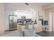 Modern kitchen with stainless steel appliances and breakfast bar at 200 W Sahara Ave # 1012, Las Vegas, NV 89102