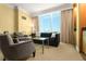 Comfortable living room with sofa and city view at 2000 N Fashion Show Dr # 3808, Las Vegas, NV 89109