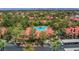 Aerial view of community pool and surrounding buildings at 2200 S Fort Apache Rd # 1065, Las Vegas, NV 89117