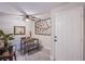 Bright dining area with table, chairs, and modern wall art at 2200 S Fort Apache Rd # 1065, Las Vegas, NV 89117