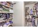 Large walk-in closet with ample shelving and hanging space at 2408 Sky Watcher St, Henderson, NV 89044