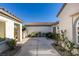 Spacious backyard with seating area and desert landscaping at 2429 Anderson Park Dr, Henderson, NV 89044