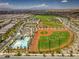 Community park with baseball field, soccer field, and pool at 2571 Hazelburn Ave, Henderson, NV 89044