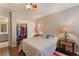 Bedroom with walk-in closet and wood floors at 2789 Trotwood Ln, Las Vegas, NV 89108