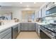 Spacious kitchen with ample counter space and stainless steel appliances at 2789 Trotwood Ln, Las Vegas, NV 89108