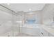 Elegant bathroom with soaking tub and walk-in shower at 3494 Brezine Ave, Henderson, NV 89044