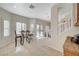 Bright breakfast nook with sliding door access to backyard at 3733 Via Di Girolamo Ave, Henderson, NV 89052