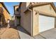 View of the home's entrance and garage at 4150 Pohickery Ct, Las Vegas, NV 89115