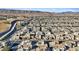 Aerial view of community with desert landscape at 4302 Swift St, Las Vegas, NV 89135