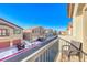 Balcony view overlooking the community at 4710 Blaise Ave # 101, North Las Vegas, NV 89084