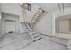 Interior view of an unfinished staircase in a modern home under construction at 607 Grand Rim Dr, Henderson, NV 89012